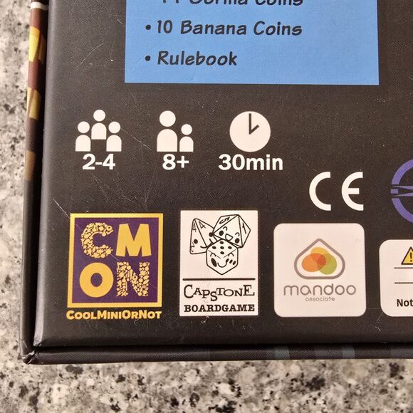 Banana Bandits Board Game By CMON Family Strategy 2016 Edward Chan Complete - Picture 7 of 14